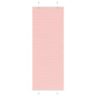 Pleated blind 75x200 cm fabric width 74.4 cm polyester pink