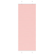 Pleated blind 75x200 cm fabric width 74.4 cm polyester pink
