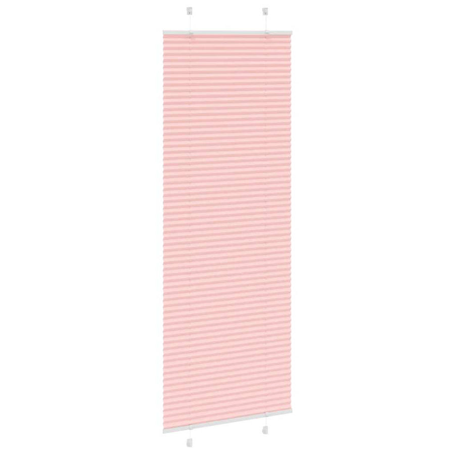 Plissé rolgordijn 75x200 cm stofbreedte 74,4 cm polyester roze