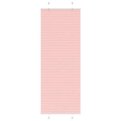 Plissé rolgordijn 80x200 cm stofbreedte 79,4 cm polyester roze