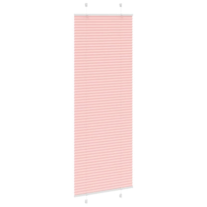 Plissé rolgordijn 80x200 cm stofbreedte 79,4 cm polyester roze