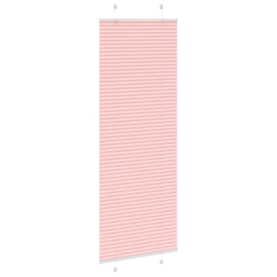 Plissé rolgordijn 80x200 cm stofbreedte 79,4 cm polyester roze