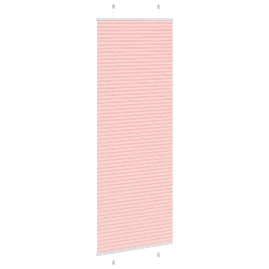 Plissé rolgordijn 80x200 cm stofbreedte 79,4 cm polyester roze