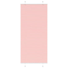 Plissé rolgordijn 85x200 cm stofbreedte 84,4 cm polyester roze