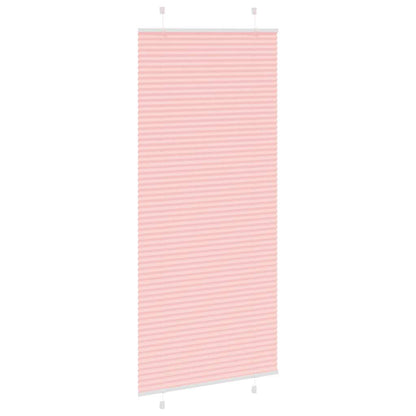 Plissé rolgordijn 85x200 cm stofbreedte 84,4 cm polyester roze