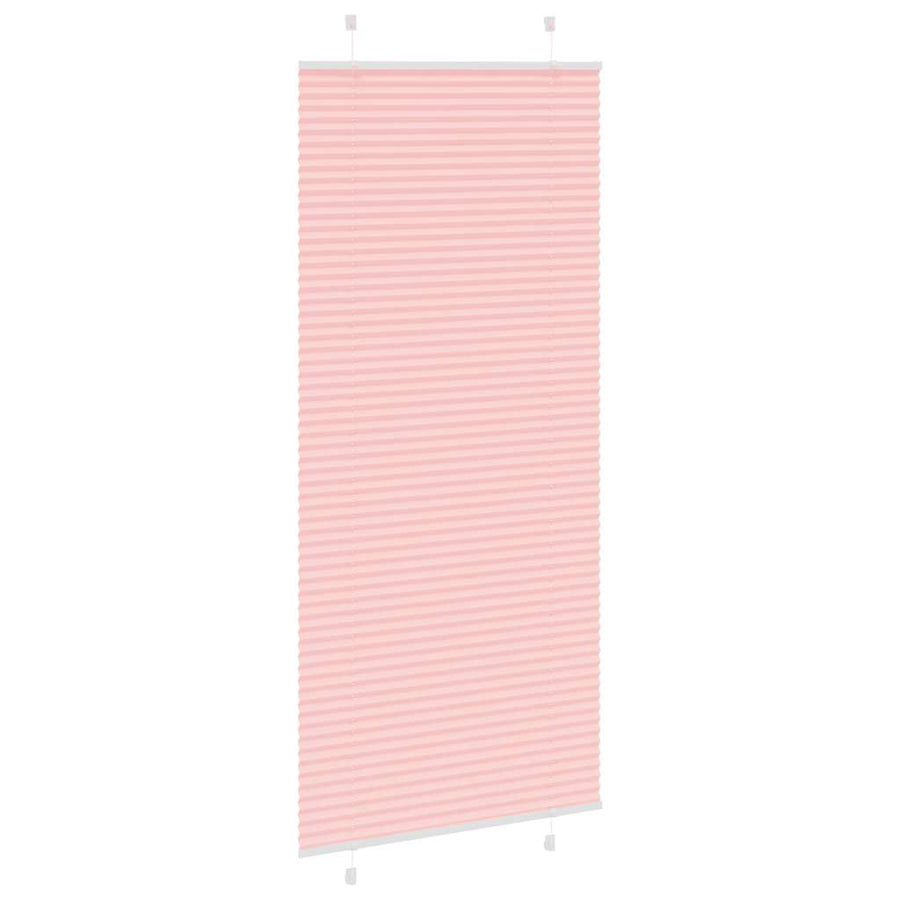 Plissé rolgordijn 85x200 cm stofbreedte 84,4 cm polyester roze