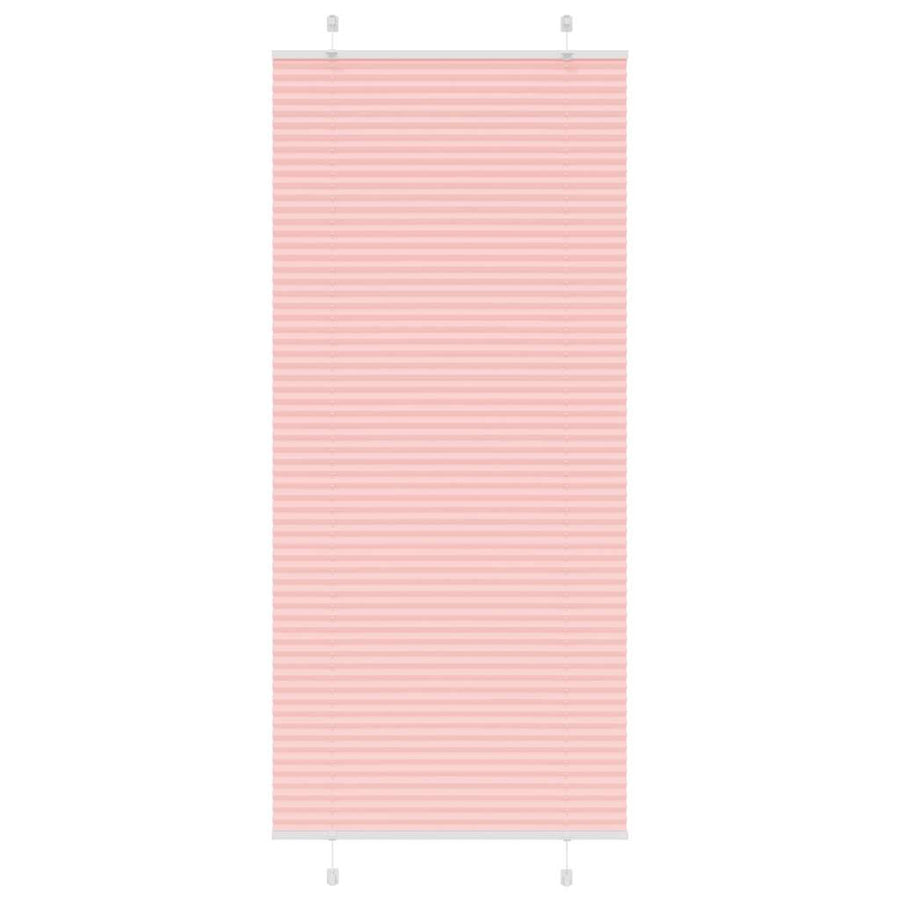 Plissé rolgordijn 90x200 cm stofbreedte 89,4 cm polyester roze