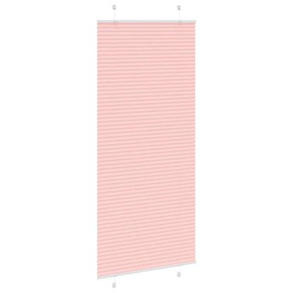Plissé rolgordijn 90x200 cm stofbreedte 89,4 cm polyester roze
