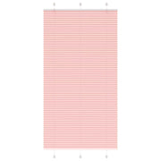 Pleated roller blind 105x200cm fabric width 104.4cm polyester pink