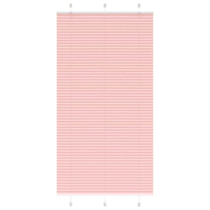 Plissé rolgordijn 105x200cm stofbreedte 104,4cm polyester roze