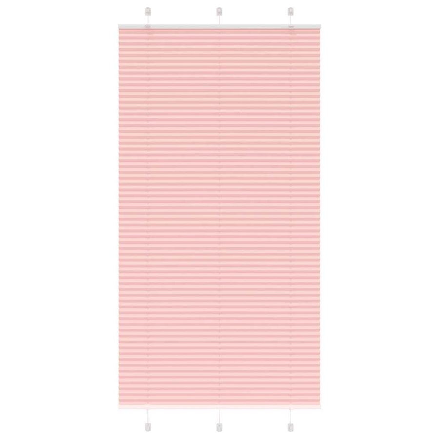 Plissé rolgordijn 105x200cm stofbreedte 104,4cm polyester roze
