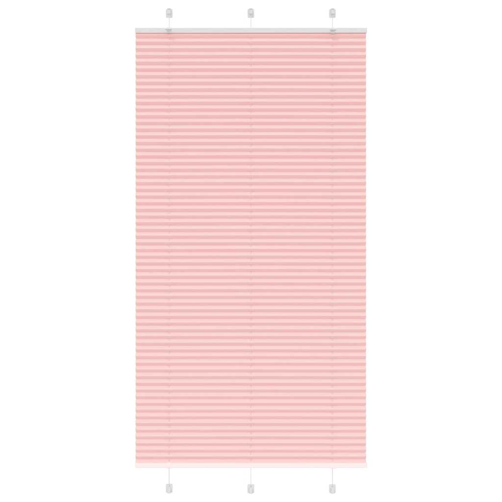 Plissé rolgordijn 110x200cm stofbreedte 109,4cm polyester roze
