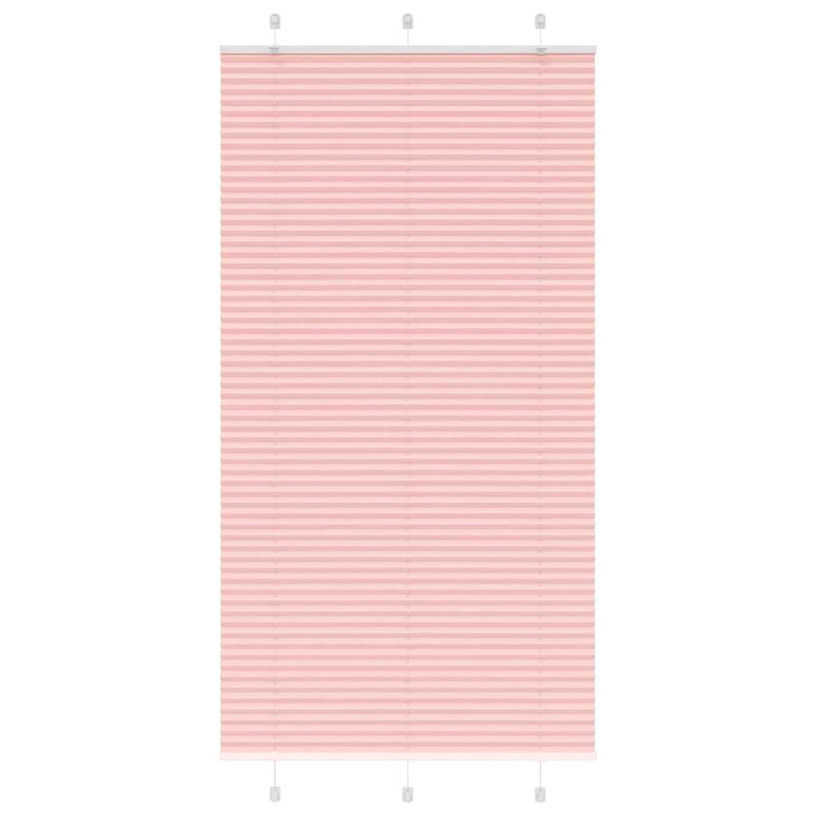 Plissé rolgordijn 110x200cm stofbreedte 109,4cm polyester roze