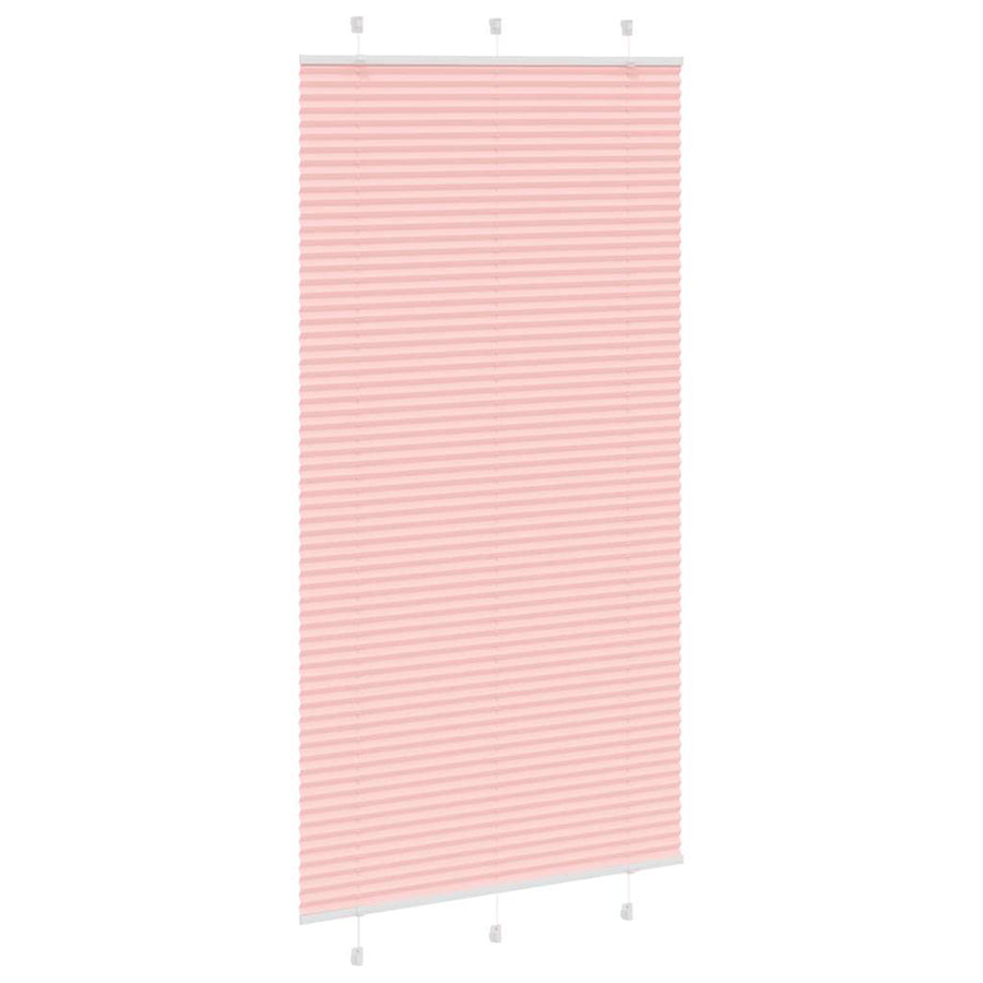 Plissé rolgordijn 110x200cm stofbreedte 109,4cm polyester roze