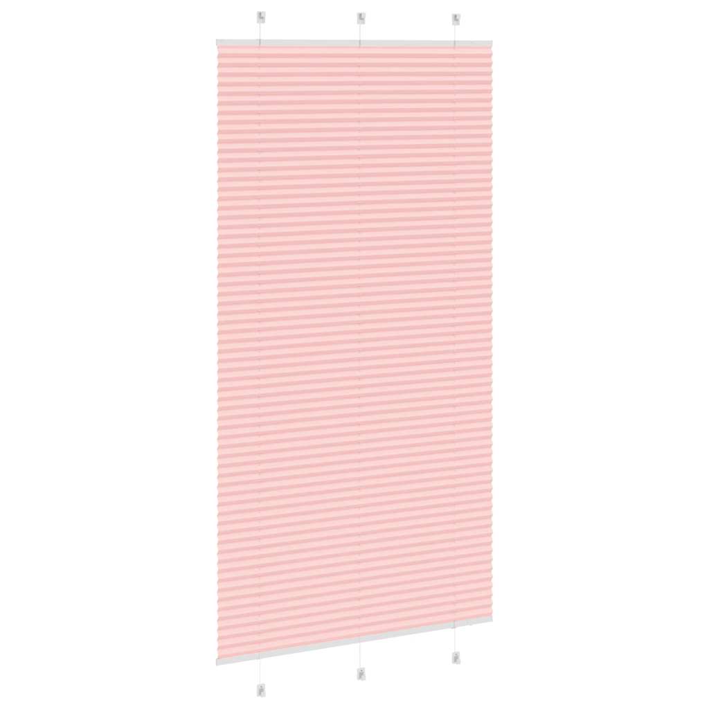 Plissé rolgordijn 110x200cm stofbreedte 109,4cm polyester roze