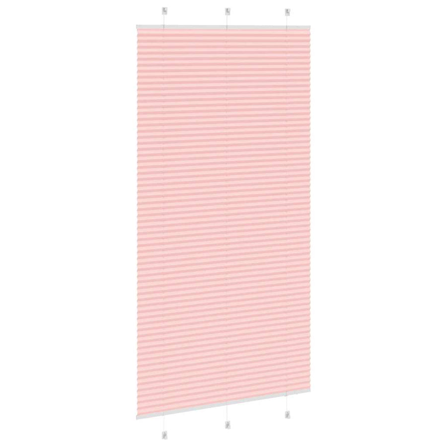 Plissé rolgordijn 110x200cm stofbreedte 109,4cm polyester roze