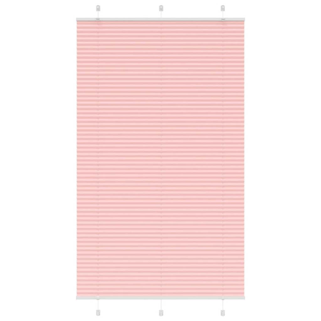 Plissé rolgordijn 115x200cm stofbreedte 114,4cm polyester roze
