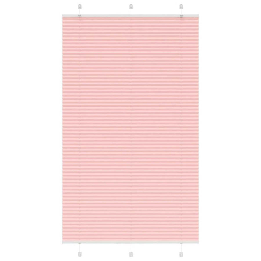 Plissé rolgordijn 115x200cm stofbreedte 114,4cm polyester roze