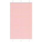 Pleated blind 120x200cm fabric width 119.4cm polyester pink