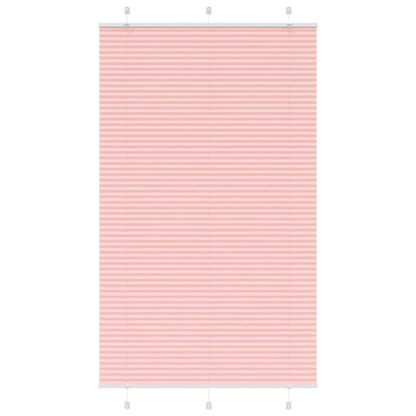 Plissé rolgordijn 120x200cm stofbreedte 119,4cm polyester roze