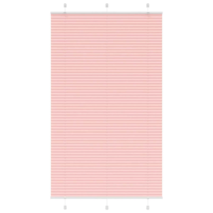 Plissé rolgordijn 120x200cm stofbreedte 119,4cm polyester roze