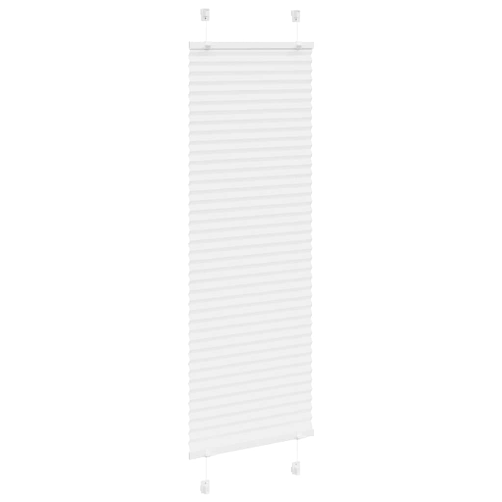 Plissé rolgordijn 40x100 cm stofbreedte 39,4 cm polyester wit