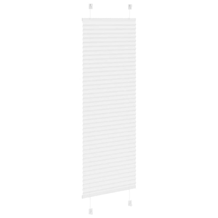 Plissé rolgordijn 40x100 cm stofbreedte 39,4 cm polyester wit