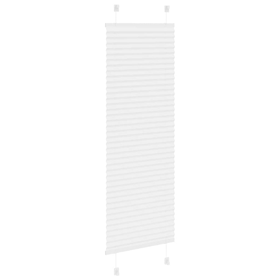 Plissé rolgordijn 45x100 cm stofbreedte 44,4 cm polyester wit
