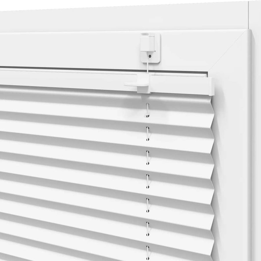 Plissé rolgordijn 45x100 cm stofbreedte 44,4 cm polyester wit