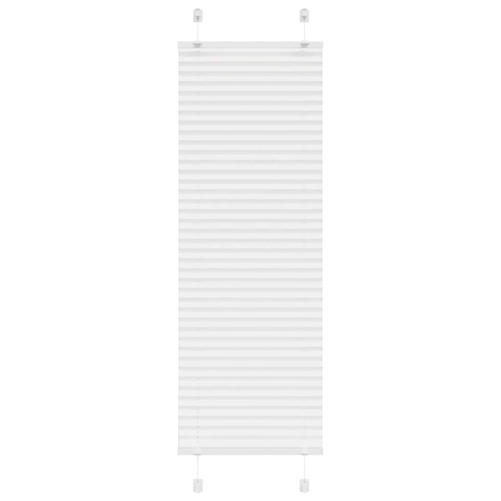Plissé rolgordijn 50x100 cm stofbreedte 49,4 cm polyester wit