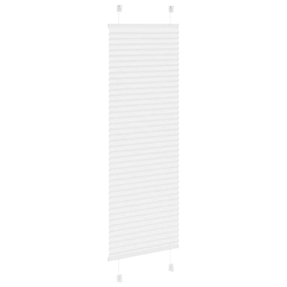 Plissé rolgordijn 50x100 cm stofbreedte 49,4 cm polyester wit