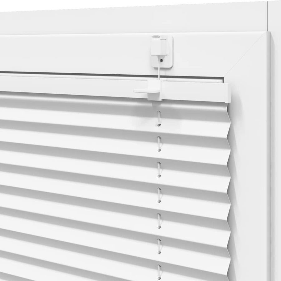 Plissé rolgordijn 50x100 cm stofbreedte 49,4 cm polyester wit