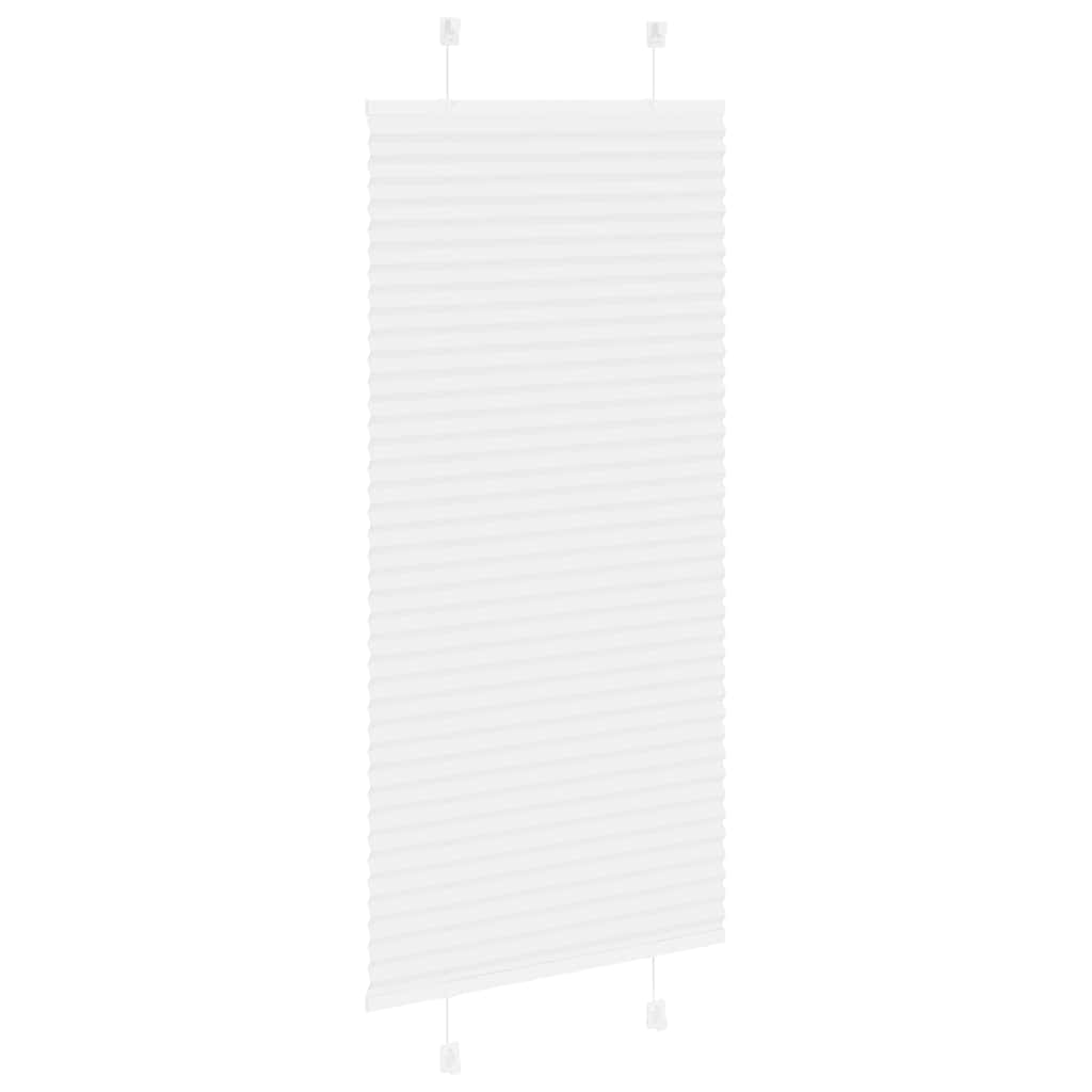 Plissé rolgordijn 55x100 cm stofbreedte 54,4 cm polyester wit
