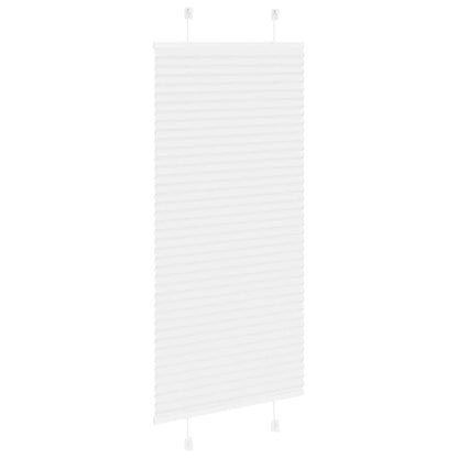 Plissé rolgordijn 55x100 cm stofbreedte 54,4 cm polyester wit