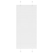 Pleated roller blind 60x100 cm fabric width 59.4 cm polyester white