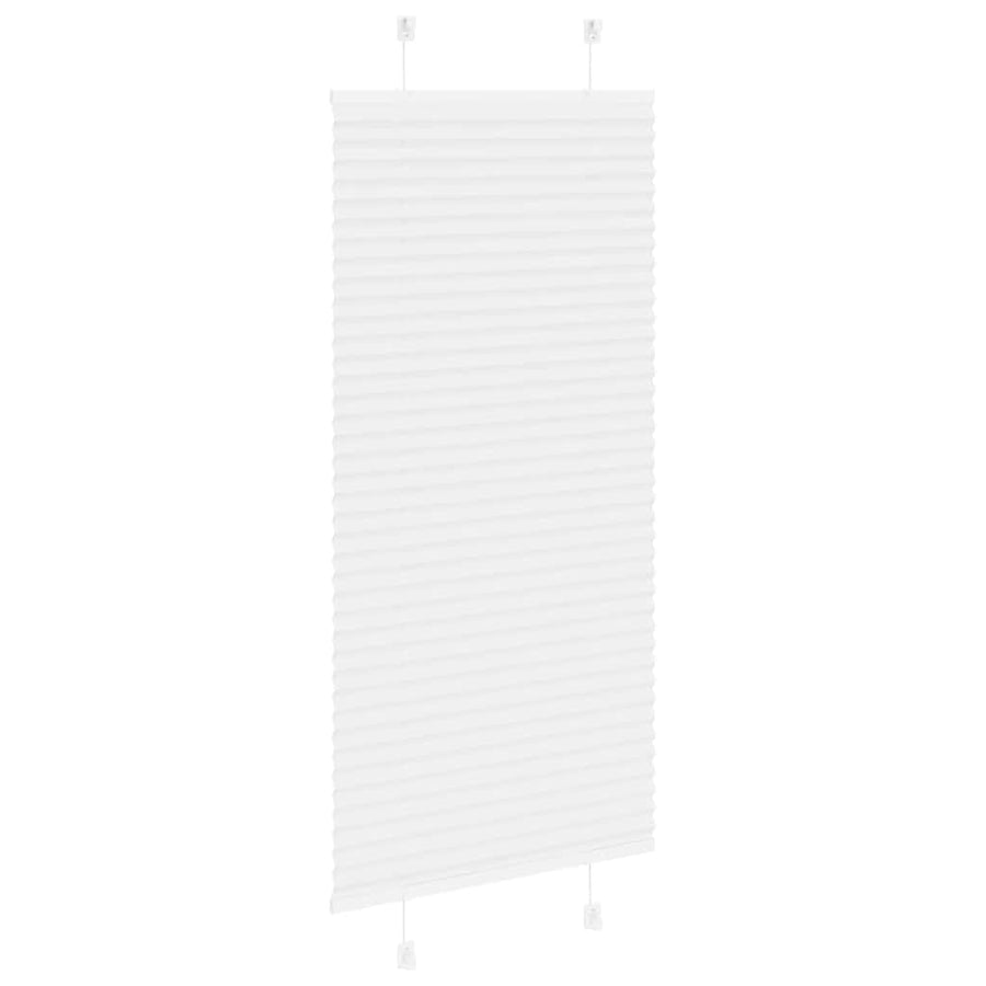 Plissé rolgordijn 65x100 cm stofbreedte 64,4 cm polyester wit