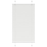 Pleated roller blind 75x100 cm fabric width 74.4 cm polyester white