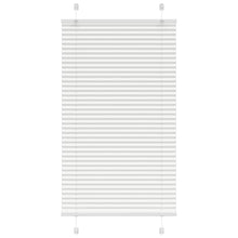 Plissé rolgordijn 75x100 cm stofbreedte 74,4 cm polyester wit