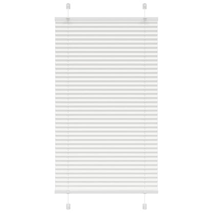 Plissé rolgordijn 75x100 cm stofbreedte 74,4 cm polyester wit