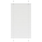 Pleated blind 80x100 cm fabric width 79.4 cm polyester white