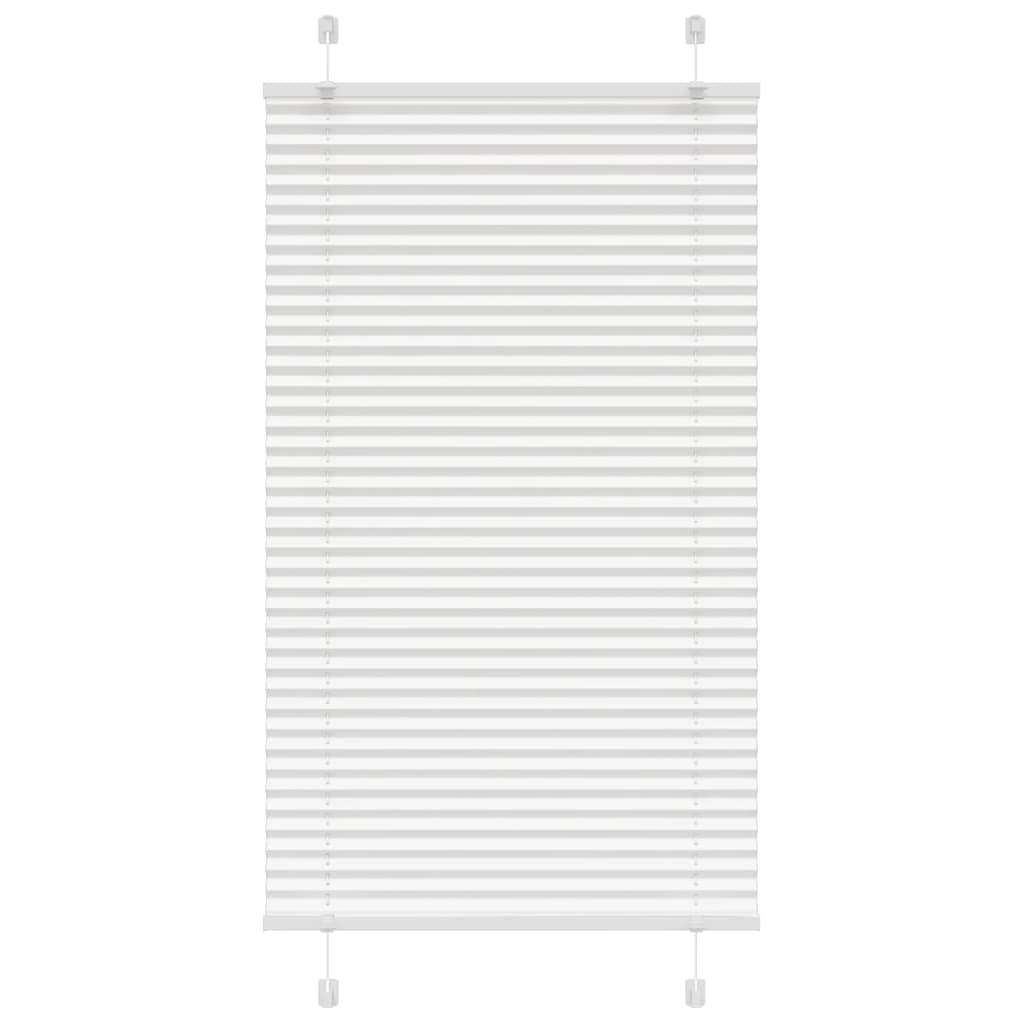 Plissé rolgordijn 80x100 cm stofbreedte 79,4 cm polyester wit