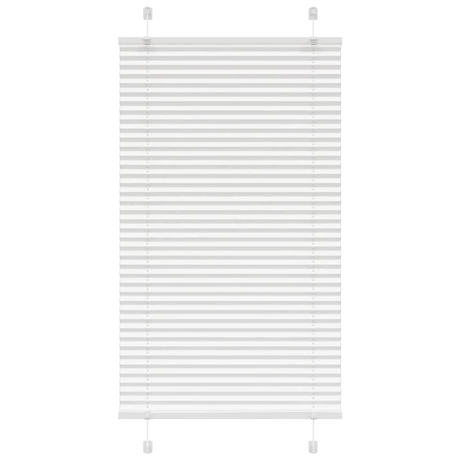 Plissé rolgordijn 80x100 cm stofbreedte 79,4 cm polyester wit