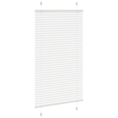 Plissé rolgordijn 80x100 cm stofbreedte 79,4 cm polyester wit