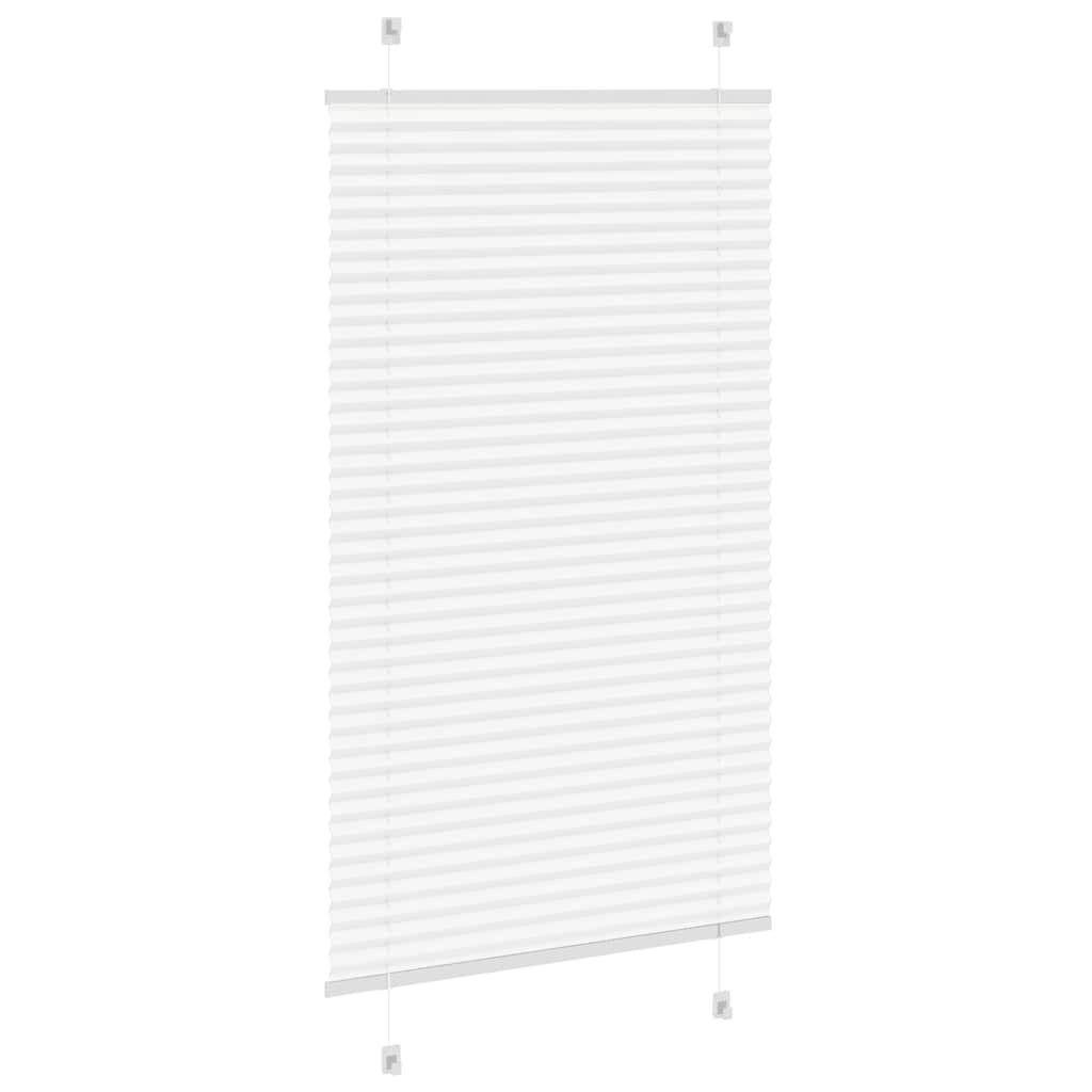 Plissé rolgordijn 80x100 cm stofbreedte 79,4 cm polyester wit