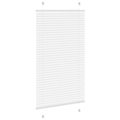 Plissé rolgordijn 80x100 cm stofbreedte 79,4 cm polyester wit