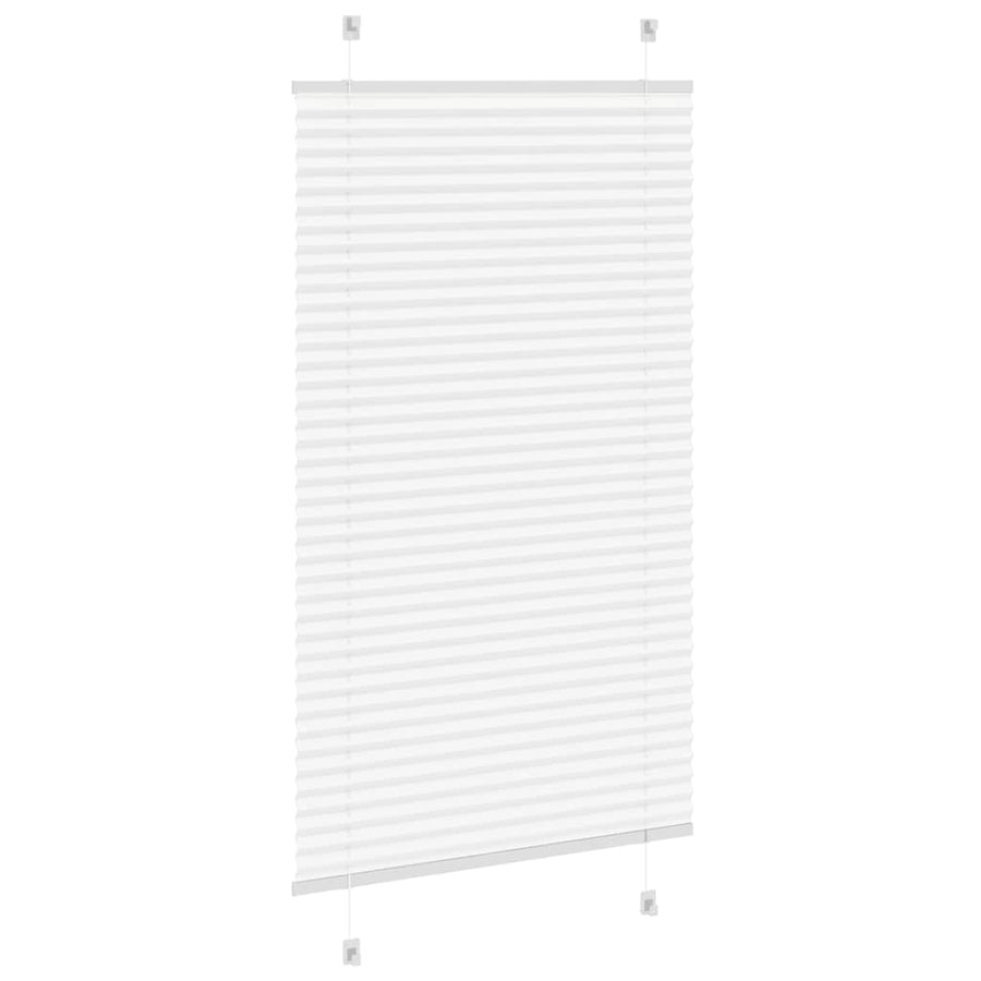 Plissé rolgordijn 80x100 cm stofbreedte 79,4 cm polyester wit