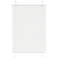 Plissé rolgordijn 85x100 cm stofbreedte 84,4 cm polyester wit