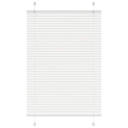 Plissé rolgordijn 85x100 cm stofbreedte 84,4 cm polyester wit