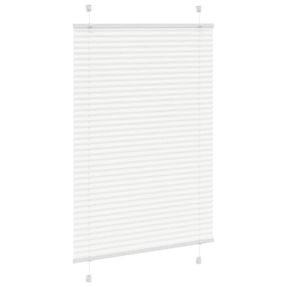 Plissé rolgordijn 85x100 cm stofbreedte 84,4 cm polyester wit