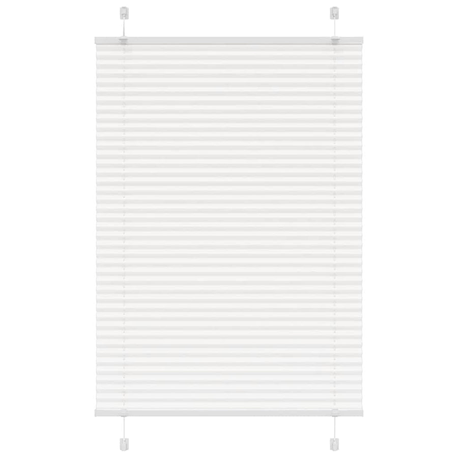 Plissé rolgordijn 90x100 cm stofbreedte 89,4 cm polyester wit